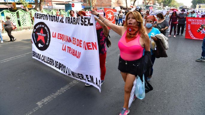 Marchan contra las reformas neoliberales y en defensa de los trabajadores sexuales