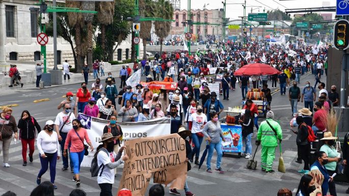 Marchan contra las reformas neoliberales y en defensa de los trabajadores sexuales