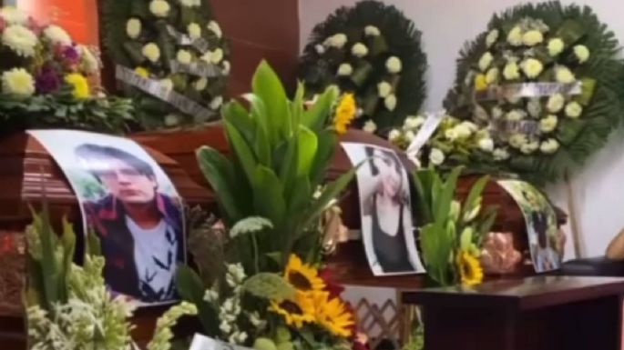 Despiden con música de violín y chelo a los tres hermanos levantados y asesinados en Jalisco