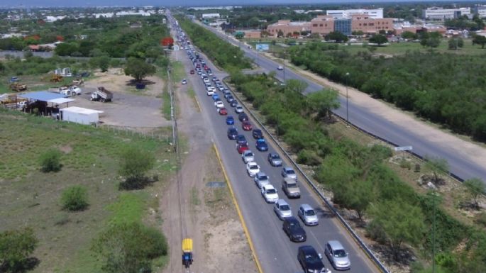 Panistas se manifiestan en auto a favor de García Cabeza de Vaca en Tamaulipas