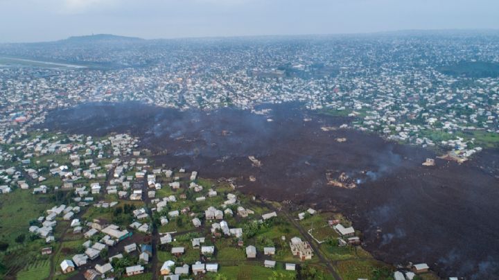 Erupción del volcán Nyiragongo deja 170 niños desaparecidos en el Congo