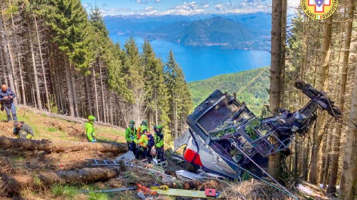 Tres detenidos por desactivar a propósito el freno de emergencia del teleférico siniestrado en Italia