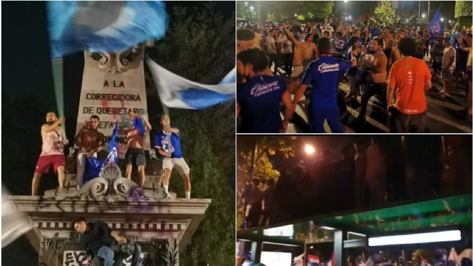 Feministas critican festejos de afición de Cruz Azul; esas no son las formas, dicen