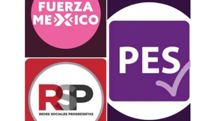 RSP, PES y Fuerza por México pierden registro, según el PREP