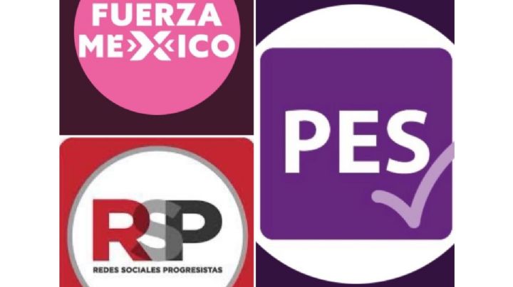 RSP, PES y Fuerza por México pierden registro, según el PREP