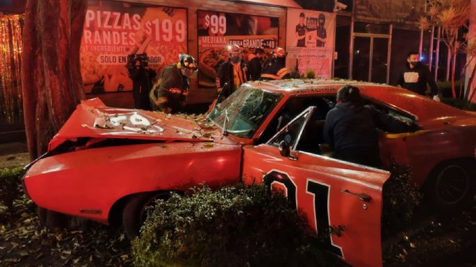 Destrozan al "General Lee" en la alcaldía Benito Juárez de la CDMX