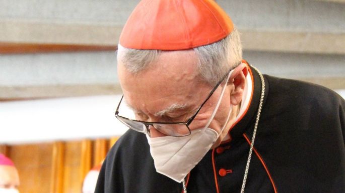 AMLO y el cardenal Pietro Parolin sostienen reunión privada en Palacio Nacional