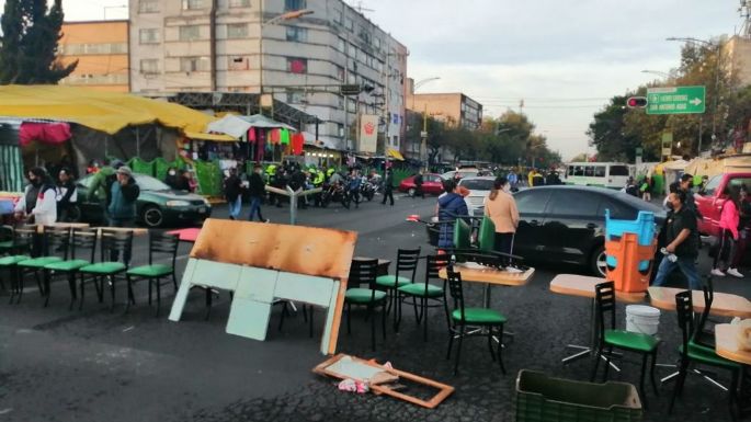 Al menos 50 familias fueron desalojadas de un edificio en La Merced