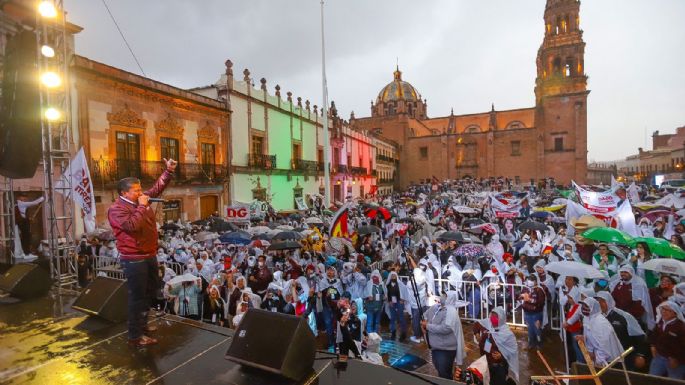 David Monreal pide salir a votar para lograr "triunfo contundente" de Morena en Zacatecas