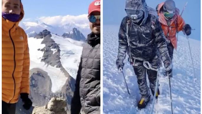 Rafa Jaime, primer mexicano ciego que llega a la cima del Denali, la más alta de América del Norte