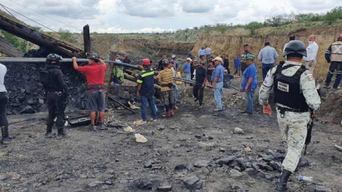 AMLO instruye apoyo en rescate de mineros atrapados en mina de Coahuila