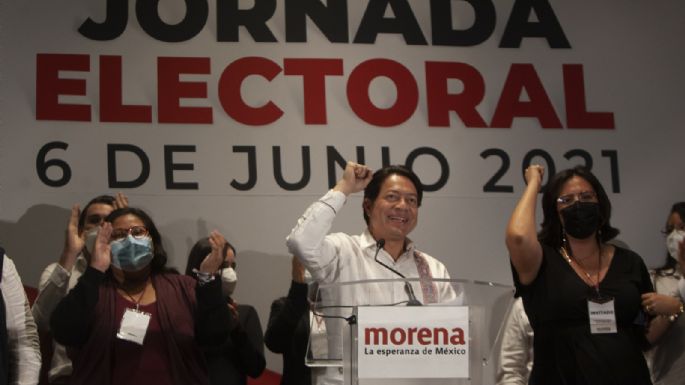 El presidente está "feliz" con los resultados de Morena en las elecciones: Mario Delgado