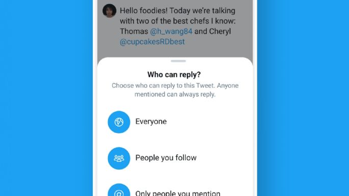 Twitter permite escoger quién puede responder un tuit