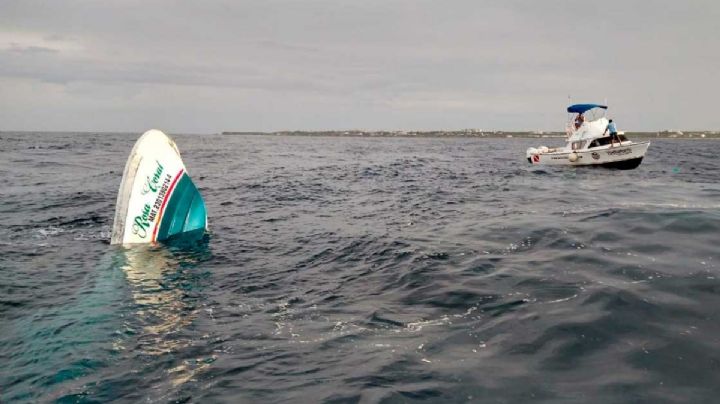 Mueren dos adultos y un menor de 5 años en naufragio en Isla Mujeres