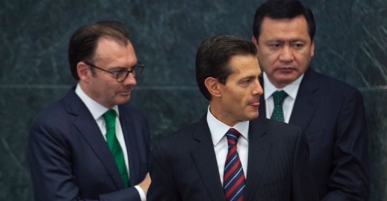 Luis Videgaray, Enrique Peña Nieto y Miguel Ángel Osorio Chong