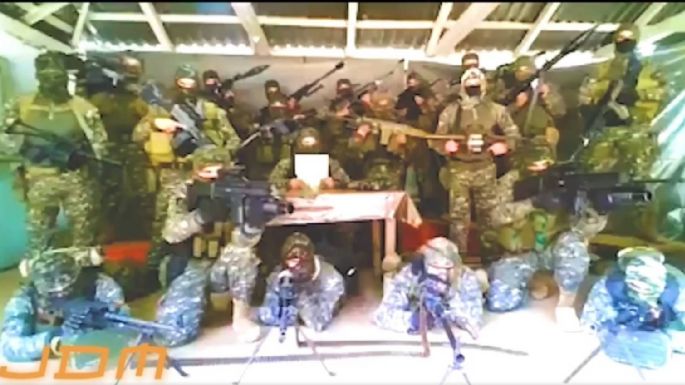 Miembros del CJNG amenazan al Ejército y GN por supuesto apoyo a Cárteles Unidos y autodefensas