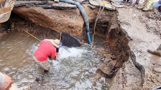 Fuga de agua que provocó socavón en Miramontes afectó a 700 mil personas