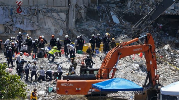 Concluye la búsqueda de cuerpos en el edificio colapsado en Miami