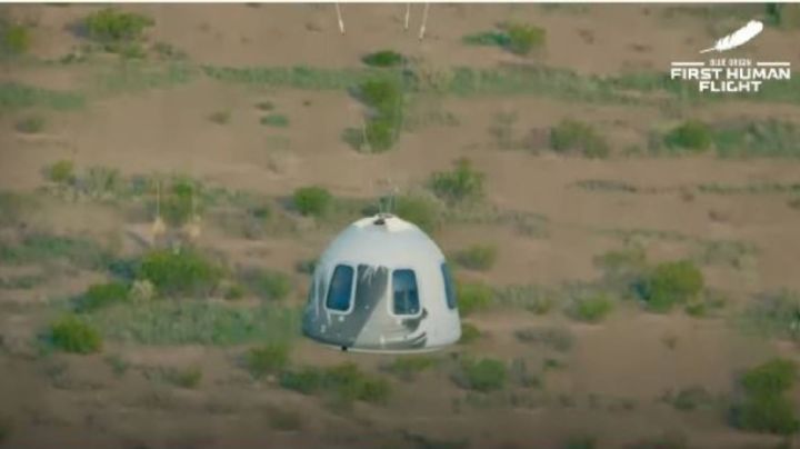 Jeff Bezos cumple el sueño de alcanzar el espacio con su propio cohete (Video)
