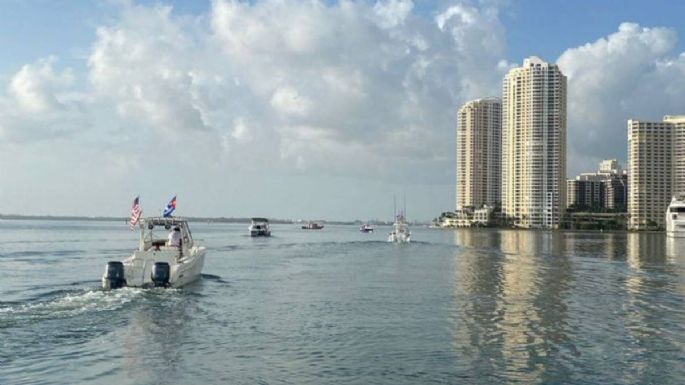 Parte de Miami una flotilla cubano-estadunidense para respaldar las protestas en Cuba