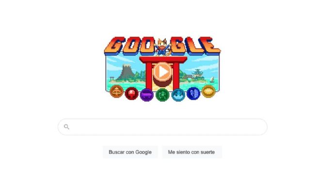Google anima los Juegos Olímpicos de Tokio 2020 con un pequeño juego de rol en su "doodle"
