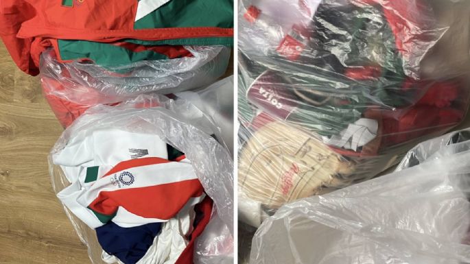 Jugadoras mexicanas de softbol tiraron sus uniformes a la basura