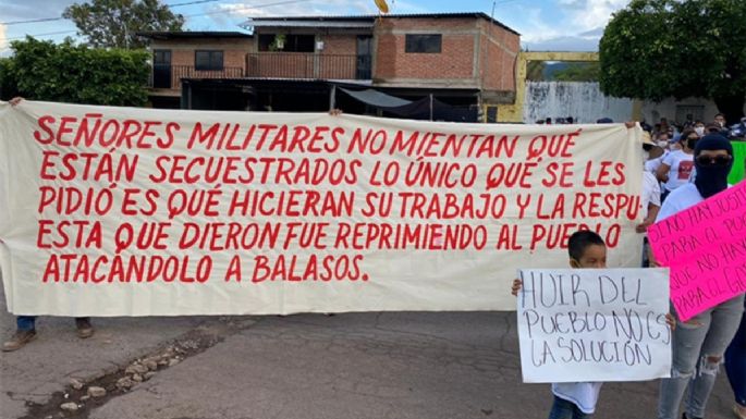 Sacerdote convoca a misa por la reconciliación entre militares y habitantes de Aguililla