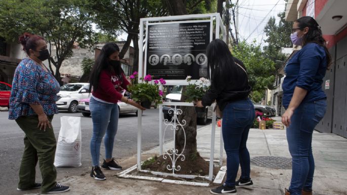 A seis años del caso Narvarte, colocan placa y renombran calles