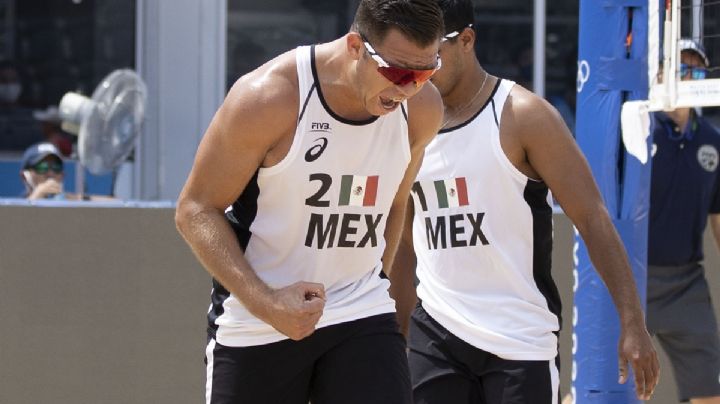 México logra su primera victoria en voleibol de playa varonil y avanza a octavos de final