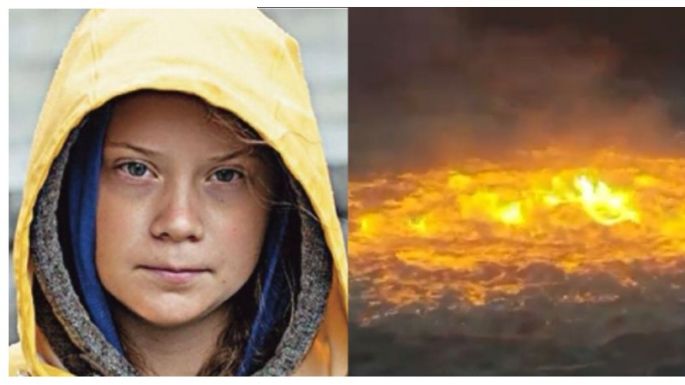 "Este es el mundo que nos dejan": Greta Thunberg sobre el incendio de Pemex