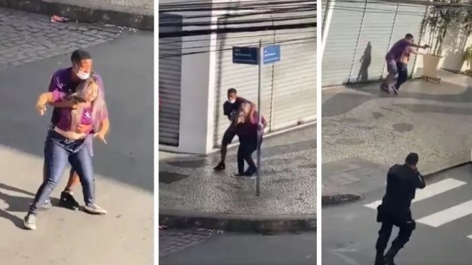 Ladrón toma a rehén en Brasil, policías lo abaten