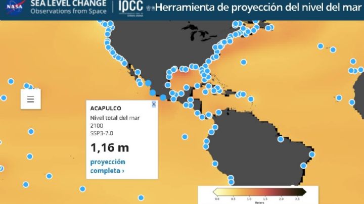 Así afectará el cambio climático a las playas de México, según la NASA