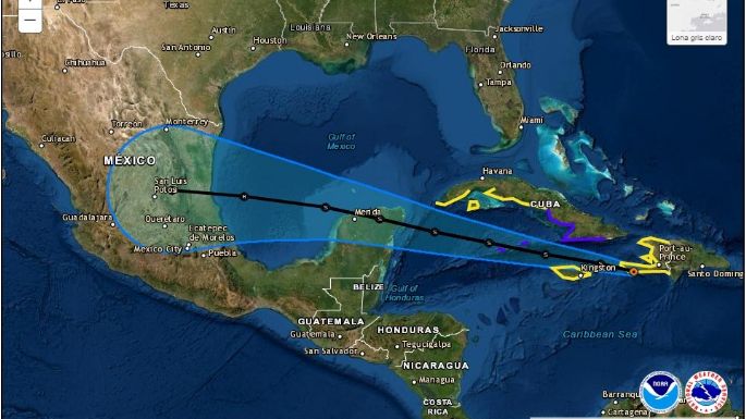 "Grace" se fortalecerá en las próximas horas y llegará a las costas de Yucatán
