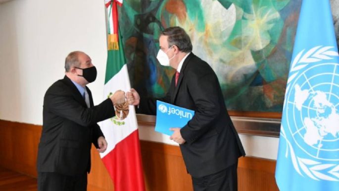 Representante de UNICEF México apoya retorno a clases presenciales:  Ebrard