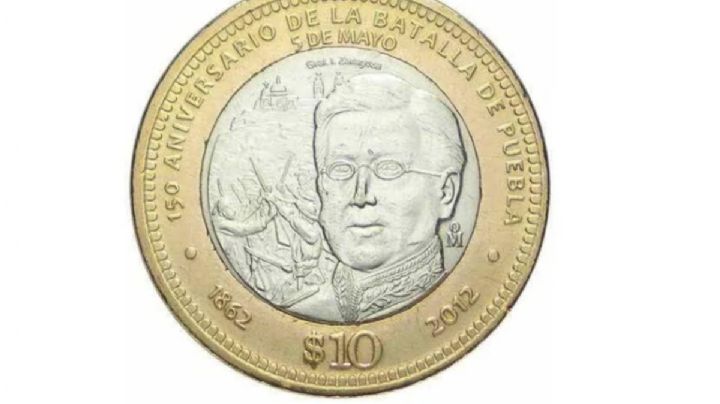 Hasta 25 mil pesos llegan a costar en internet las monedas conmemorativas del 150 aniversario de la Batalla de Puebla