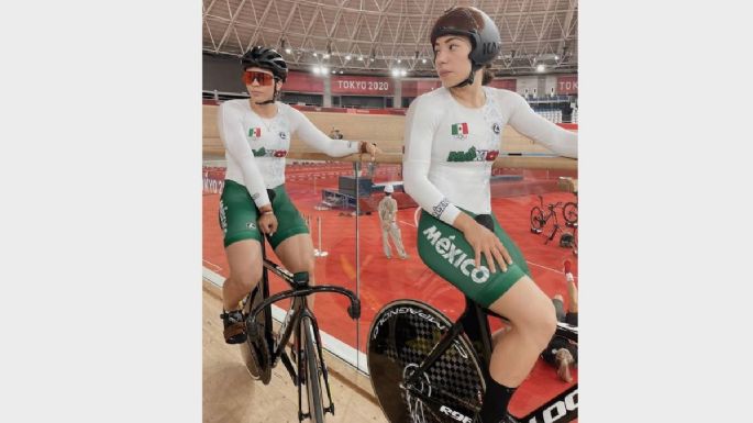 Las ciclistas Daniela Gaxiola y Yuli Verdugo quedaron fuera de la final de velocidad femenil por equipos