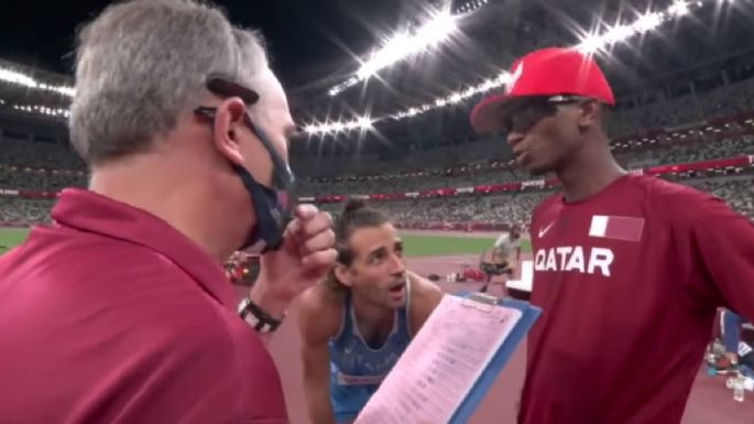 "¿Podemos tener dos oros?": fue así como Gianmarco Tamberi y Mutaz Essa Barshim compartieron el podio