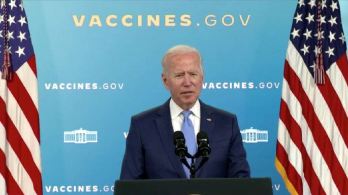 Biden insiste a la población de EU que se vacune ahora que Pfizer recibió la aprobación de la FDA