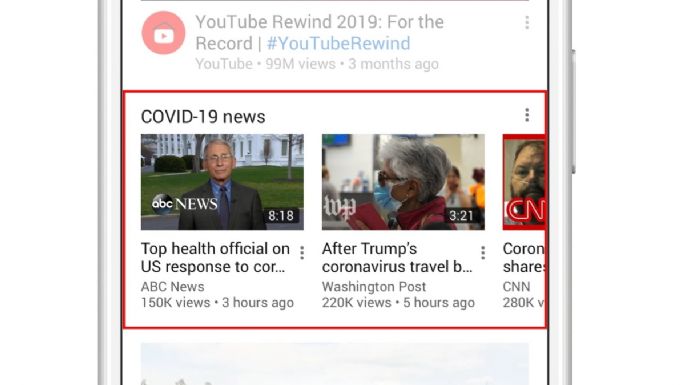 YouTube ha eliminado más de 1 millón de vídeos con desinformación sobre covid-19