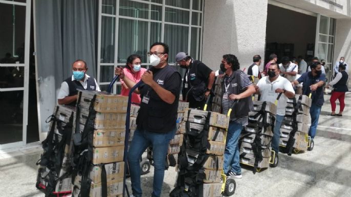 Devuelven paquetes electorales al Instituto Electoral de Campeche