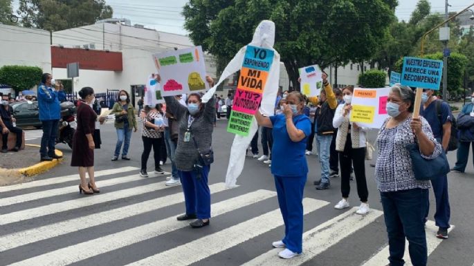 Trabajadores de base del INER exigen pago de bono por atender a pacientes con covid-19