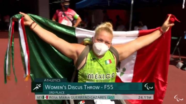 Rosa María Guerrero gana la segunda medalla de bronce para México en los Paralímpicos