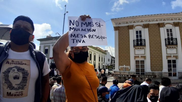 AMLO vuelve a enfrentar protestas durante su gira por Chiapas