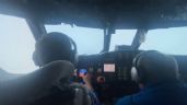 Pilotos captan el momento en que su avión entra en el ojo del huracán "Ida" (Video)