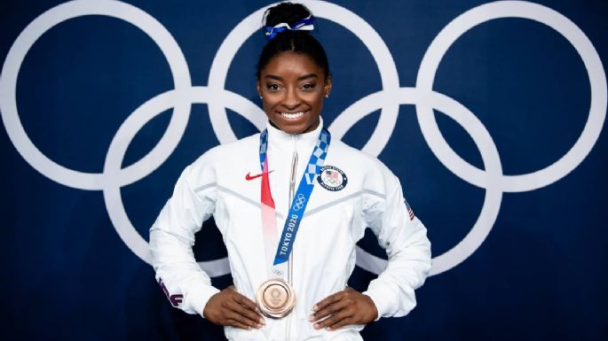 Simone Biles obtiene bronce en viga de equilibrio: "sólo quería salir por mí"