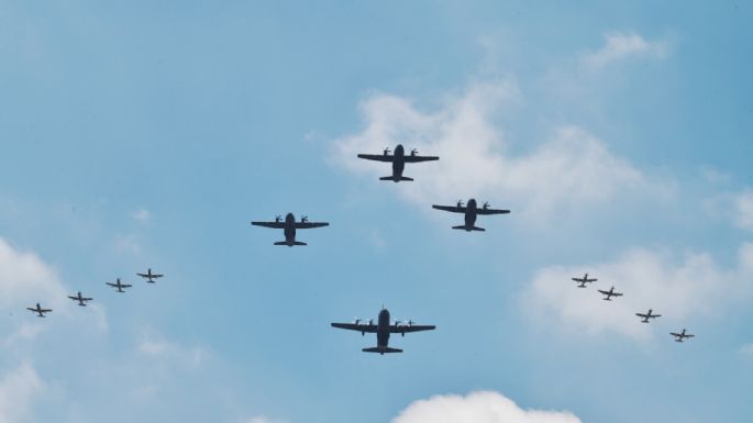 El desfile militar del 16 de septiembre contará con 86 aeronaves