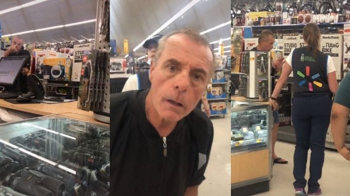 "Aprende inglés, no es México", grita expolicía a empleada de Walmart