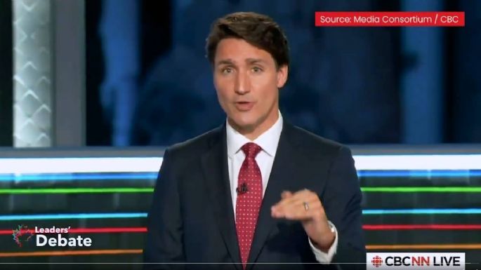 Trudeau, bajo presión durante el último debate televisado de cara a las elecciones del 20 de septiembre
