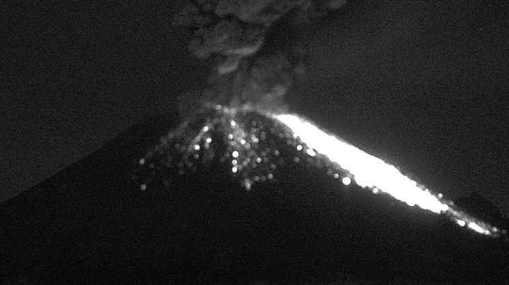 Popocatépetl registra quinta explosión en las últimas 48 horas