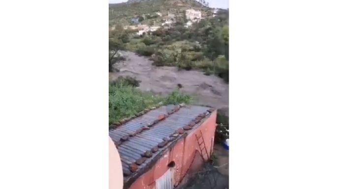 Por lluvias, revienta presa San Aparicio y causa inundaciones en comunidades de Zacatecas